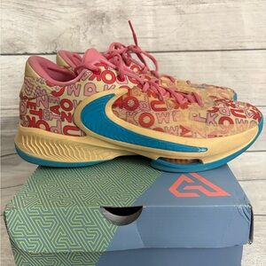Nike Zoom Freak 4 Letter Bros Sneakers in Size 12.5